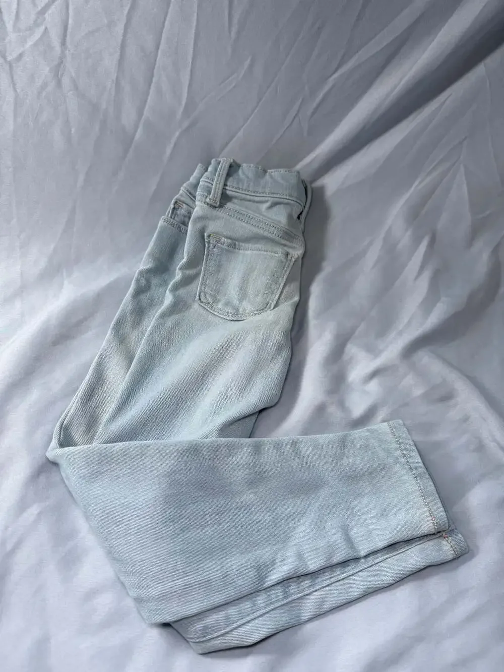 Old Navy Girls Extra High-Rise Rockstar Jeggings Built-In Tough Light Wash Size